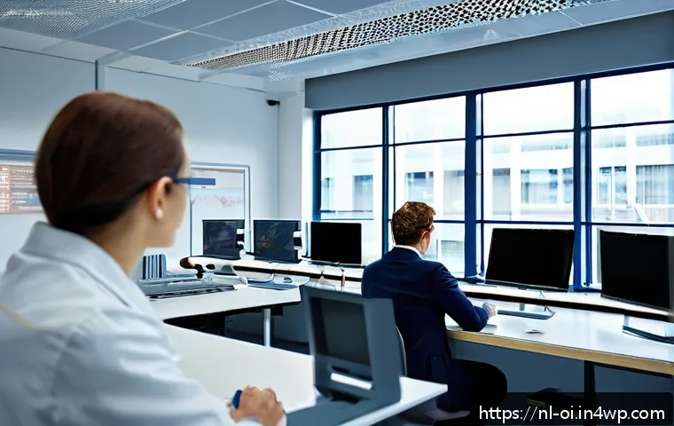 인과관계 추론을 위한 이론과 실제의 연결 - A professional scientific laboratory setting featuring a diverse group of Dutch researchers conducti...